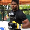 Fairtex FGV18 ММА Перчатки Спарринговые Черные с Синим
