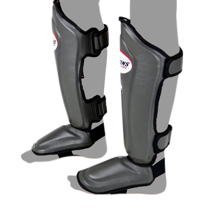 Twins Special SGL10 Защита Голени Тайский Бокс Серая