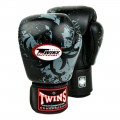 Twins Special FBGVL3-36 Боксерские Перчатки Тайский Бокс "Tribal Dragon" Black