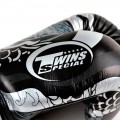 Twins Special FBGVL3-52 Боксерские Перчатки Тайский Бокс "Nagas" Черно-Серебряные