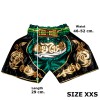 Детские Шорты Тайский Бокс "Thaiboxing" Зеленые с Черным
