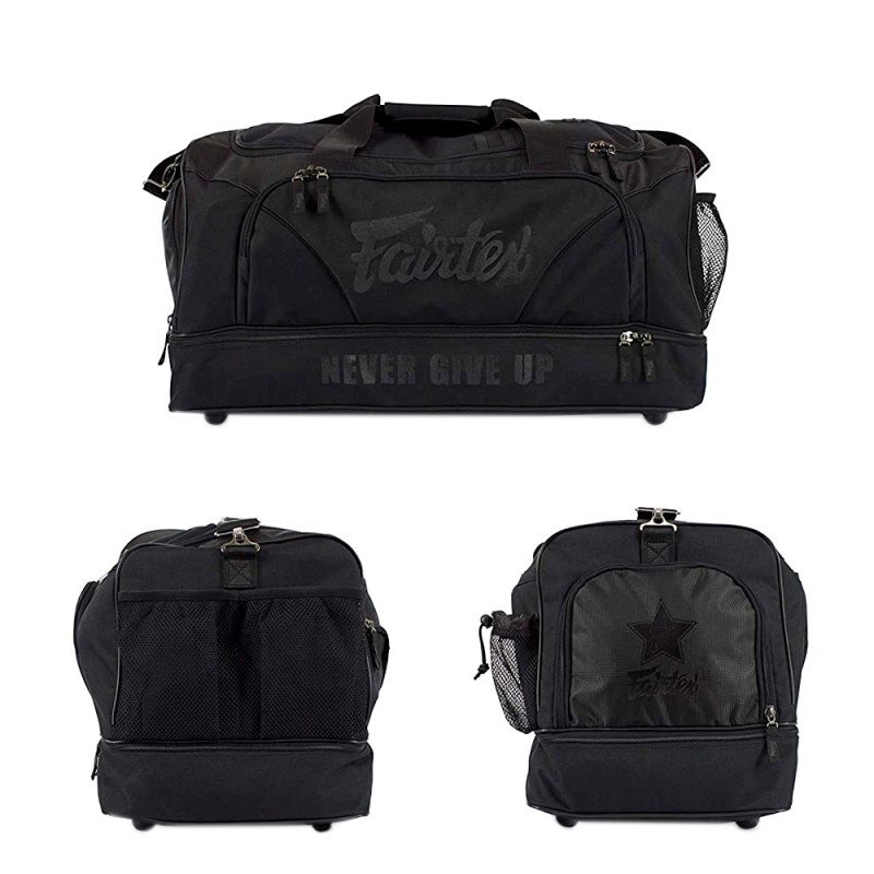 Fairtex BAG2 Сумка Спортивная Тайский бокс Solid Black