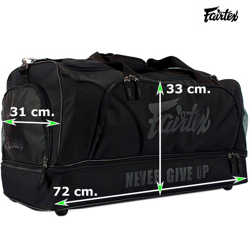 Fairtex BAG2 Сумка Спортивная Тайский бокс Solid Black