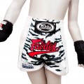Детские шорты Fairtex BSK2103 Тайский бокс "White Tiger"
