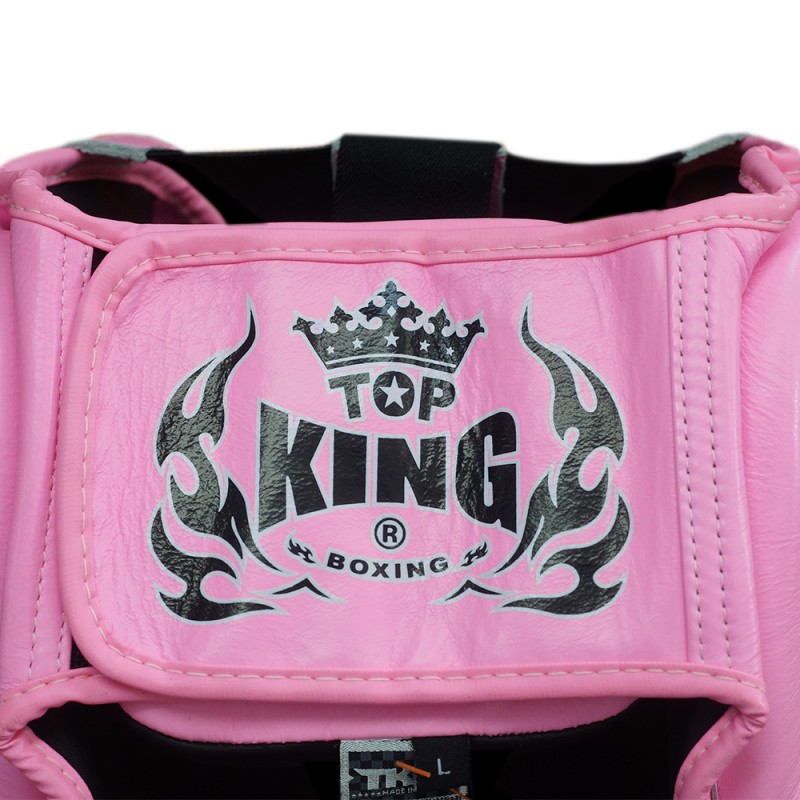 Top King TKHGFC-EV Боксерский Шлем Тайский Бокс "Full Coverage" Розовый