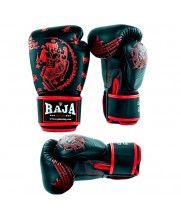 Raja Boxing Боксерские Перчатки Тайский Бокс "Tatoo" Черные