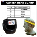 Fairtex HG4 Боксерский Шлем Тайский Бокс "Full Face" Черный