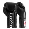 Fairtex BGL6 Боксерские Перчатки Шнурки Тайский Бокс Шнурки Черные