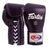Fairtex BGL6 Боксерские Перчатки Шнурки Тайский Бокс Шнурки Синие