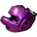 Fairtex HG17 Боксерский Шлем Тайский Бокс "Full Face Pro Sparring" Пурпурный