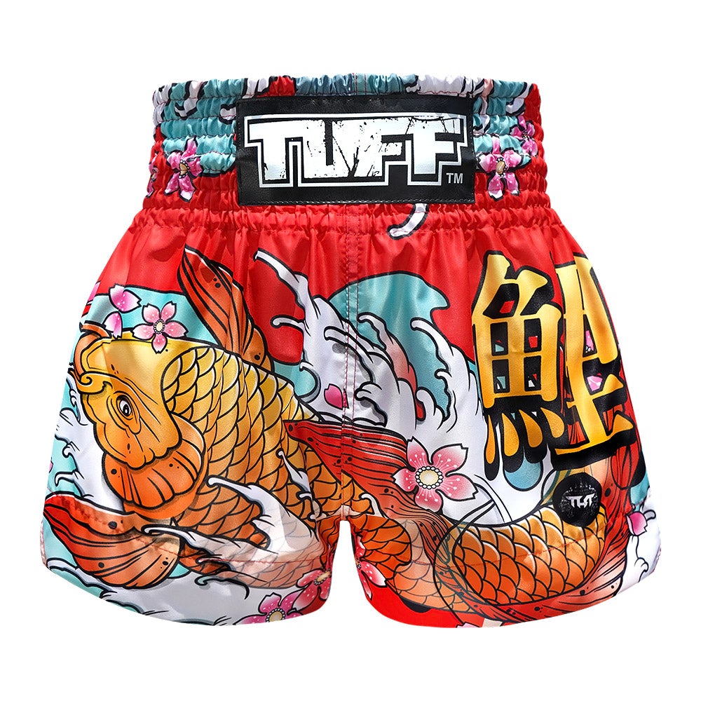 TUFF Шорты Тайский Бокс "Japanese Koi Fish"