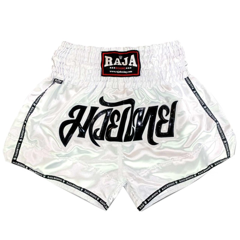 Raja Boxing Шорты Тайский Бокс "Classic" Белые