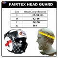 Fairtex HG10 Боксерский Шлем Тайский Бокс "Super Sparring" Черный