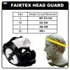 Fairtex HG13 Боксерский Шлем Тайский Бокс "Diagonal Vision Sparring" Черно-Белый