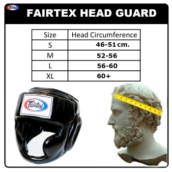 Fairtex HG3 Боксерский Шлем Тайский Бокс "Full Coverage Style" Синий