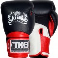 БОКСЕРСКИЕ ПЕРЧАТКИ TOP KING SUPER AIR BLACK-RED -WHITE