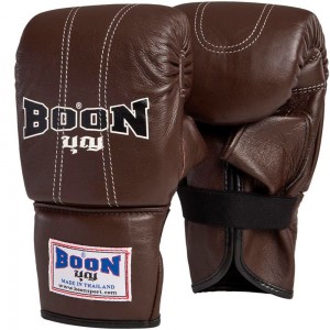 СНАРЯДНЫЕ ПЕРЧАТКИ BOON BGBR КОРИЧНЕВЫЕ ТАЙСКИЙ БОКС