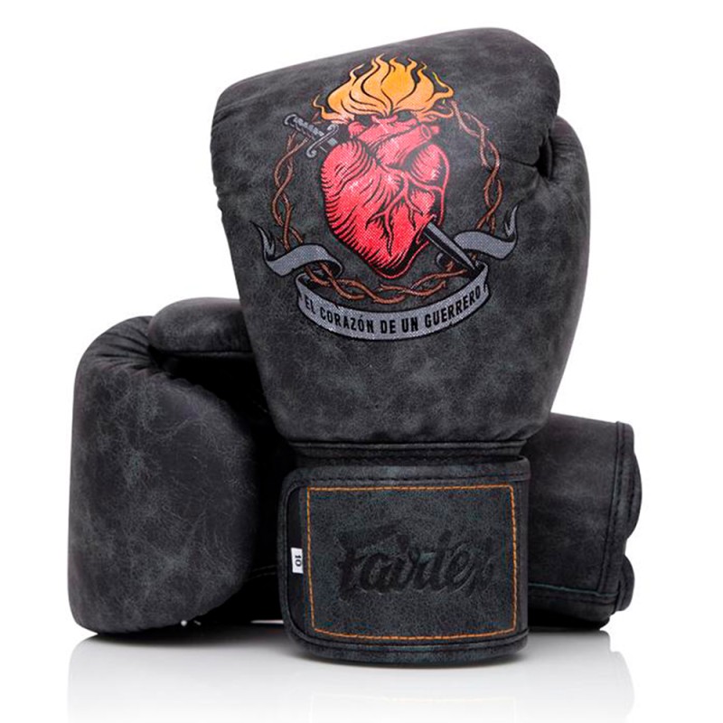 Fairtex "The Heart Of Warrior" Боксерские Перчатки Дизайн От Тома Атенсио	