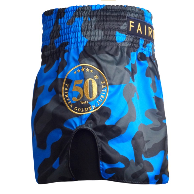 Fairtex Боксерские Перчатки BGV-Premium "Golden Jubilee" + Шорты Fairtex bs1917 "Golden Jubilee Solid" + Рюкзак. Юбилейный Сет от Fairtex
