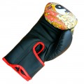 Top King "Chinese Culture" Боксерские Перчатки Тайский Бокс Black