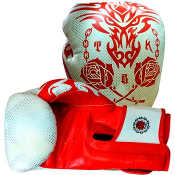 Top King TKBGDG Боксерские Перчатки Тайский Бокс "Dragon" White