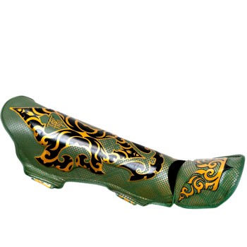 Top King TKSGKN-01 Защита Голени Тайский Бокс "Kanok" Зеленая Олива