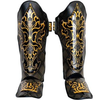 Top King TKSGKN-01 Защита Голени Тайский Бокс "Kanok" Черная	