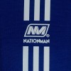 Nationman Защита Голени и Стопы Тайский Бокс Эластичный Хлопок Синяя