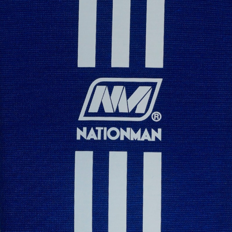 Nationman Защита Голени и Стопы Тайский Бокс Эластичный Хлопок Синяя