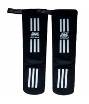 Nationman Защита Голени и Стопы Тайский Бокс Эластичный Хлопок Черная