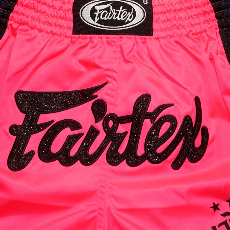 Fairtex BS1714 Шорты Тайский Бокс "Slim" Shocking Pink