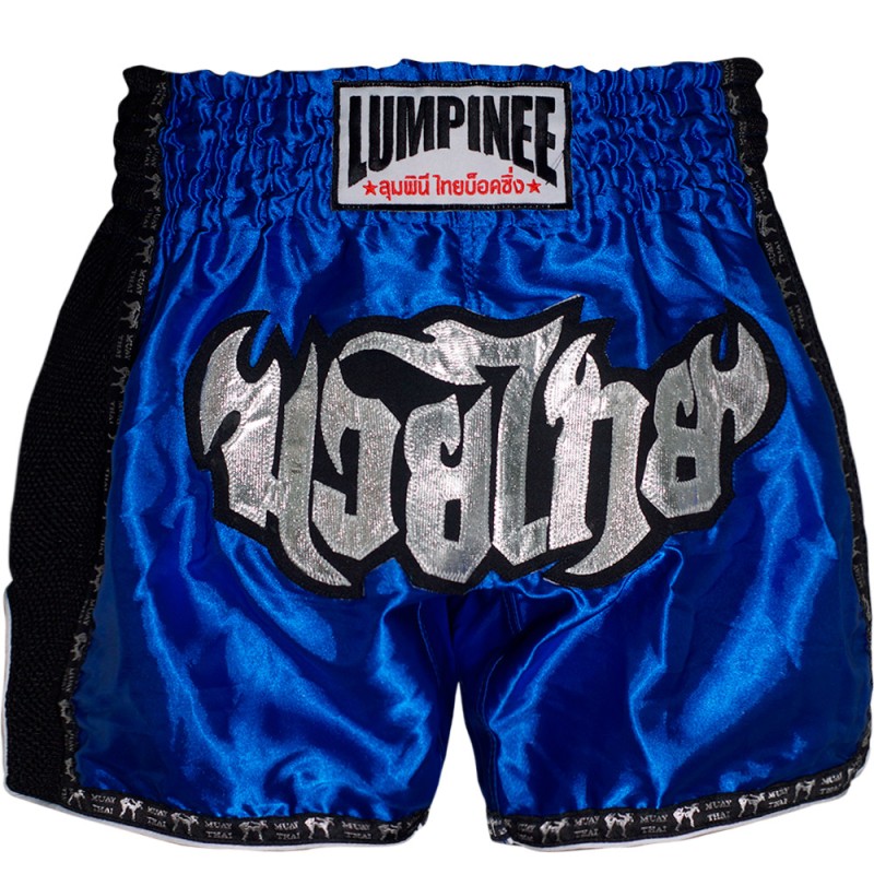 Lumpinee LUM-17 Тайские Шорты Лумпини Ретро Синие