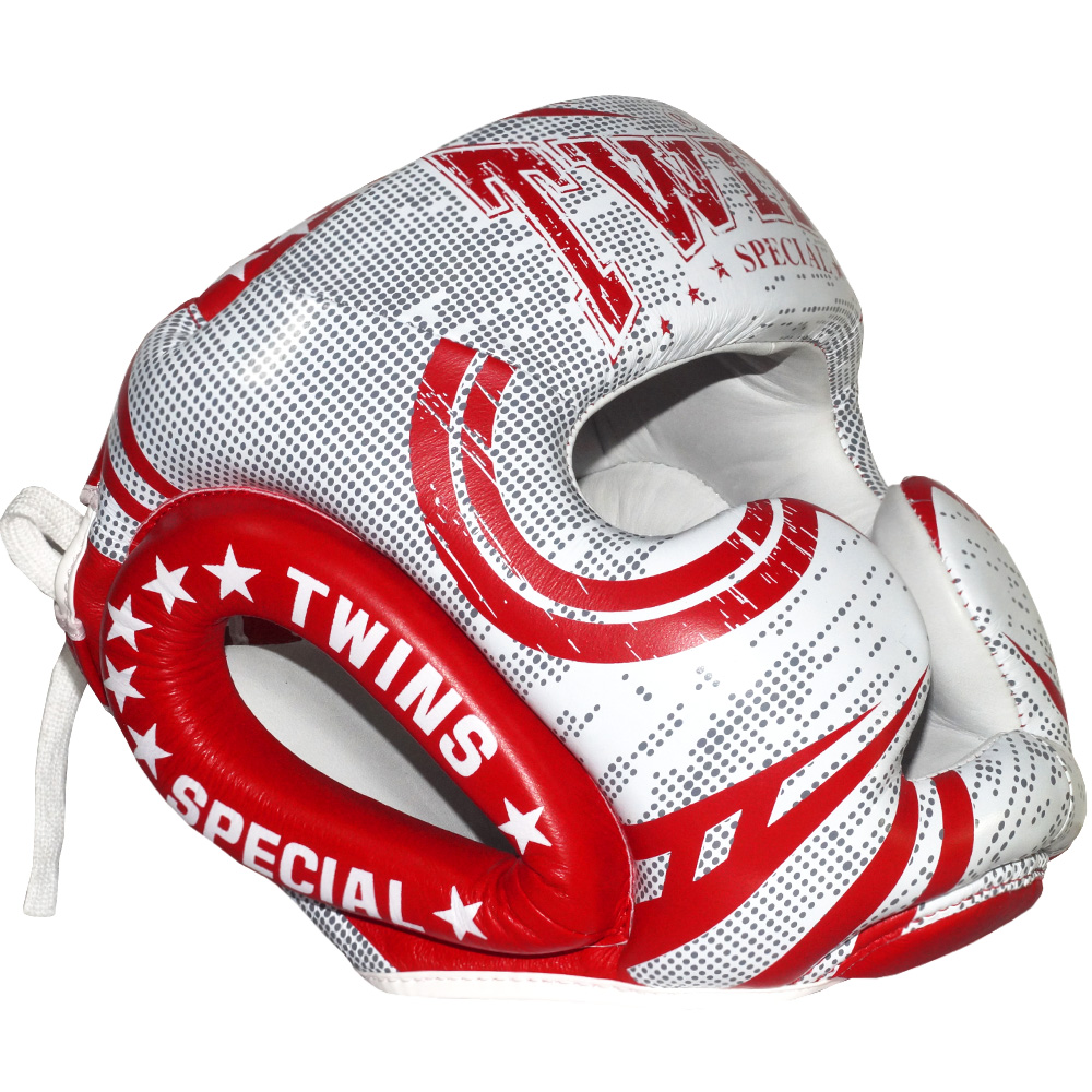 Боксерский шлем TWINS TW5 Red