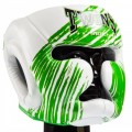 Twins Special FHGL3-TW2 Боксерский Шлем Тайский Бокс Белый с Зеленым