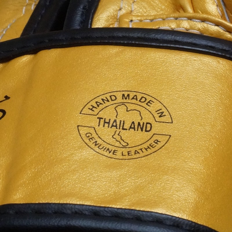 Fairtex BGV19 Боксерские Перчатки Тайский Бокс "Deluxe Tight-Fit" Золотые