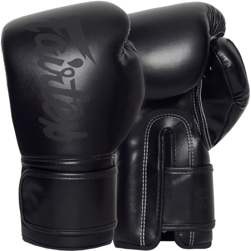 Fairtex BGV14 Боксерские Перчатки Тайский Бокс Двойной Черный 