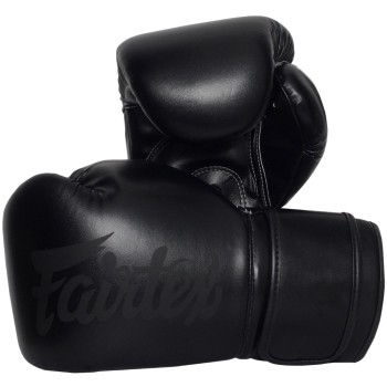 Fairtex BGV14 Боксерские Перчатки Тайский Бокс Двойной Черный 
