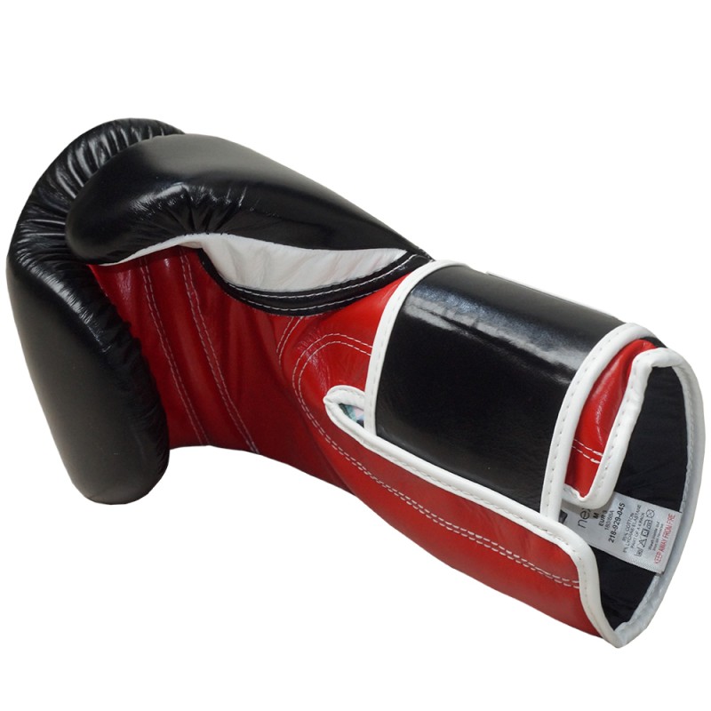 Fairtex BGV5 Боксерские Перчатки Тайский Бокс "Super Sparring" Черно-Красно-Белые