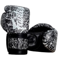 Fairtex BGV14 Боксерские Перчатки Тайский Бокс "Painter" Черный