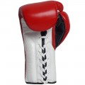 Боксерские Перчатки Fairtex BGL7 Pro Trening Mexican Style Red-White Шнуровка