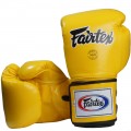 Fairtex BGV5 Боксерские Перчатки Тайский Бокс "Super Sparring" Желтые