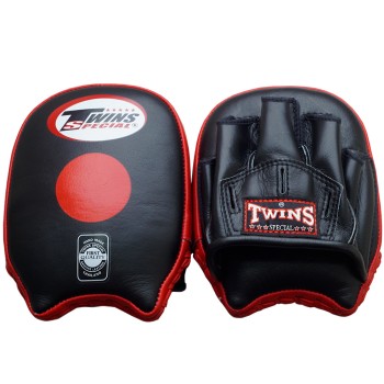 Twins Special PML13 Лапы Боксерские "Speed Mitts" Тайский Бокс Черно-Красные