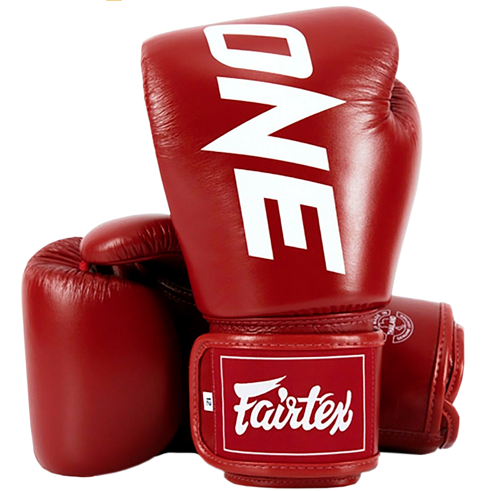 Fairtex BGV1 "One" Боксерские Перчатки Тайский Бокс Красные