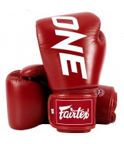 Fairtex BGV1 "One" Боксерские Перчатки Тайский Бокс Красные
