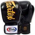 ​Боксерские Перчатки Fairtex BGV19 Deluxe Tight-Fit Gloves Black