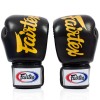 Fairtex BGV19 Боксерские Перчатки Тайский Бокс "Deluxe Tight-Fit" Черные
