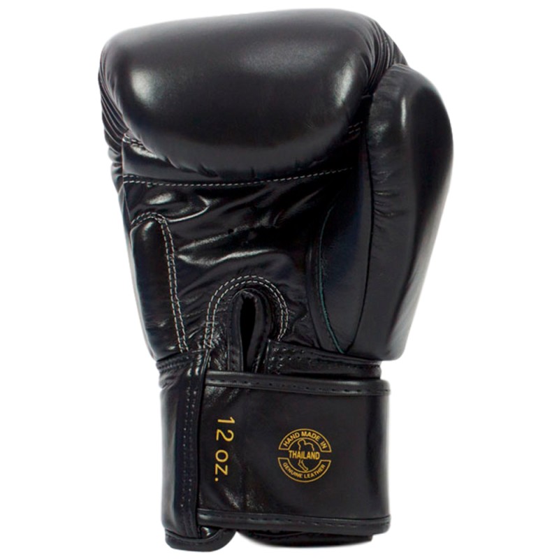 Fairtex BGV19 Боксерские Перчатки Тайский Бокс "Deluxe Tight-Fit" Черные