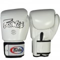 Fairtex BGV1 Боксерские Перчатки Тайский Бокс Белые