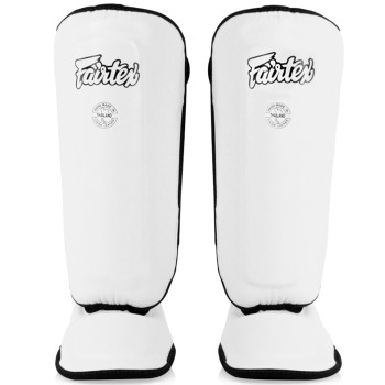 Детская Защита Голени Fairtex SPK9 Тайский Бокс Белый
