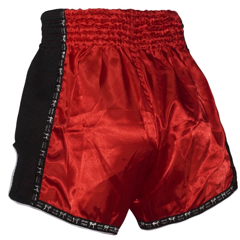 Lumpinee LUM-17 Тайские Шорты Лумпини Ретро Красные